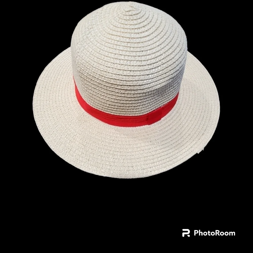 Women's Gardening Beach Hat with Orange Band